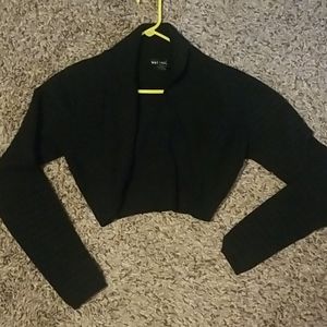 Wet Seal Half length black cardigan